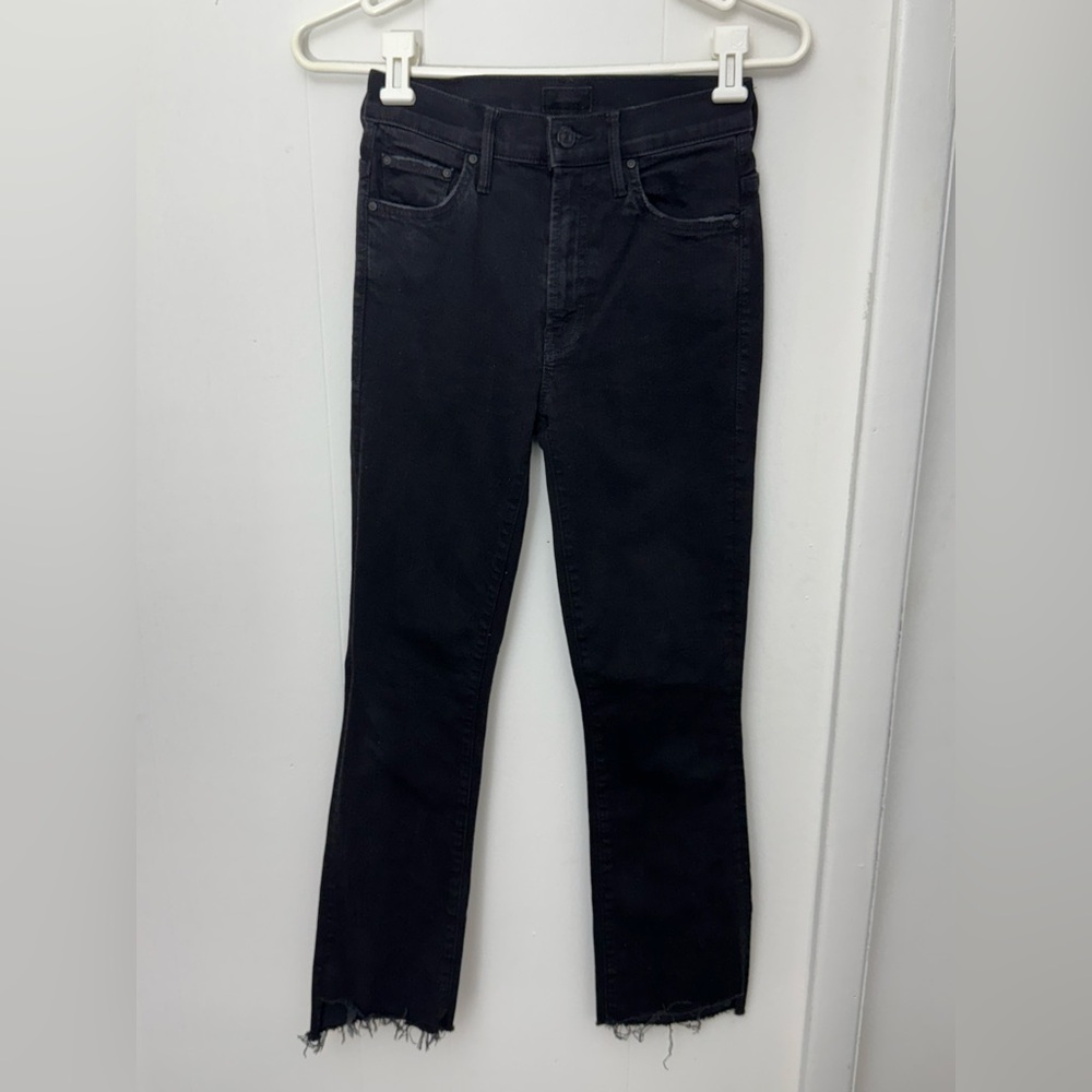MOTHER The Insider Crop Step Fray Jeans - Picture 8 of 16